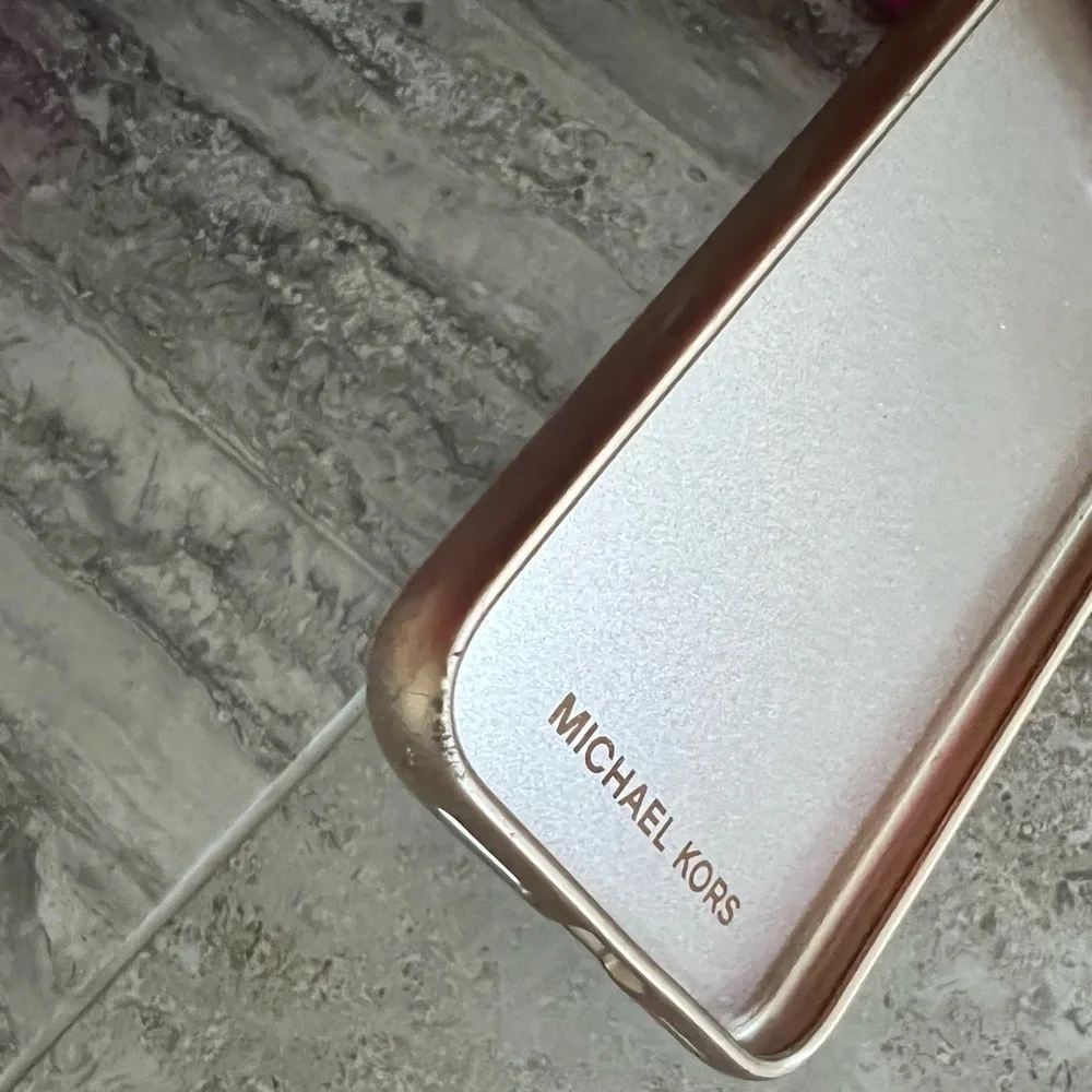 Michael Kors Rose Gold iPhone X Phone Case, Retail $100